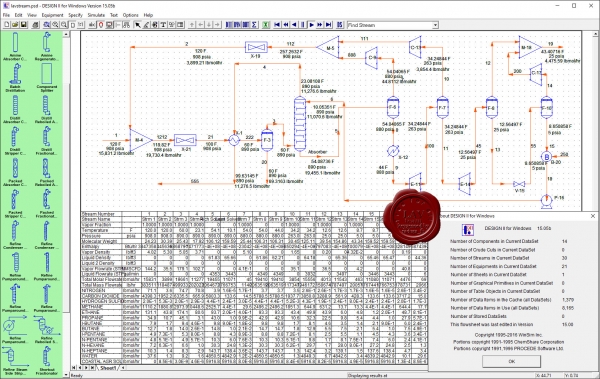 WinSim DESIGN II v15.05b