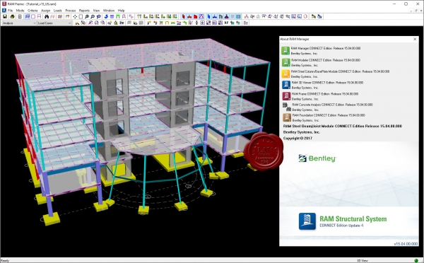 Bentley RAM Structural System v15.04.00.000 Connect edition Update 4