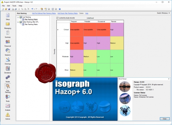 Isograph Hazop+ v6.0 Isograph Hazop+ v6.0