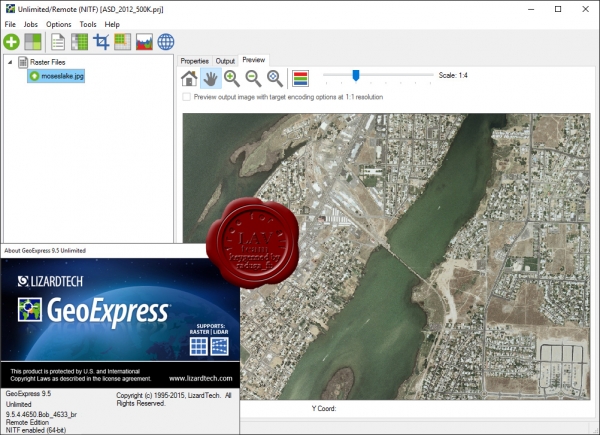 LizardTech GeoExpress Unlimited v9.5.4.4650