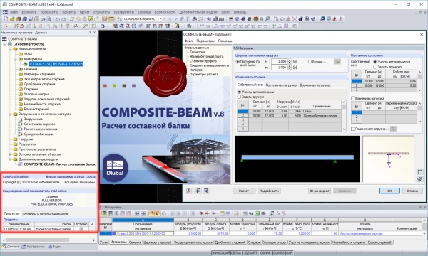 Dlubal COMPOSITE-BEAM v8.09.01.130638 Dlubal COMPOSITE-BEAM v8.09.01.130638