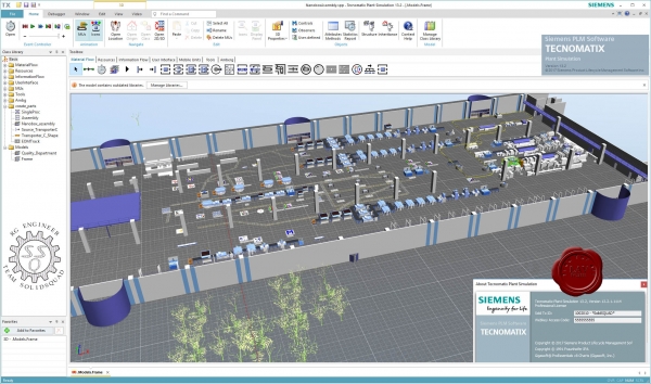 Siemens Tecnomatix Plant Simulation v13.2.1