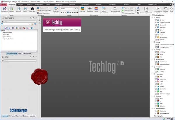 Schlumberger Techlog 2015.3 revision 158051 Schlumberger Techlog 2015.3 revision 158051