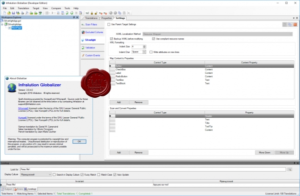 Infralution Globalizer Developer Edition v3.9.4.0
