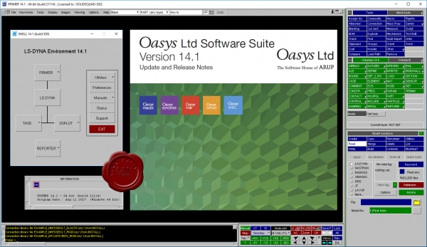 Oasys Suite (LS-DYNA Environment) v14.1 Oasys Suite (LS-DYNA Environment) v14.1