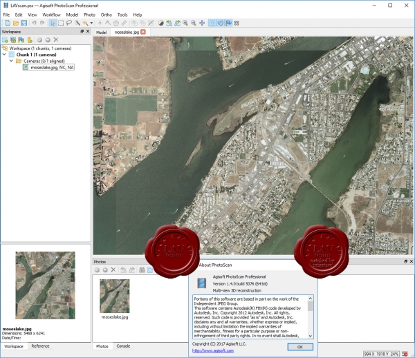 Agisoft PhotoScan Pro v1.4.0.5076 Agisoft PhotoScan Pro v1.4.0.5076