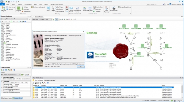 Bentley StormCAD CONNECT Edition Update 1 v10.01.00.70