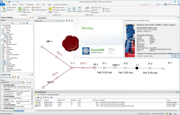 Bentley SewerCAD CONNECT Edition Update 1 v10.01.00.70