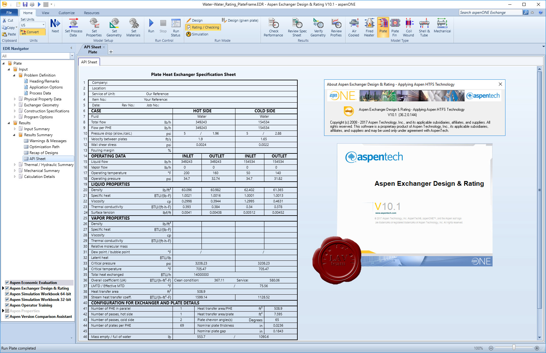 AspenTech Aspen Exchanger Design Rating 7.3.rar