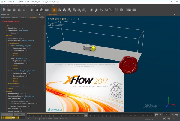 Dassault Systemes SIMULIA XFlow 2017 build 100.06