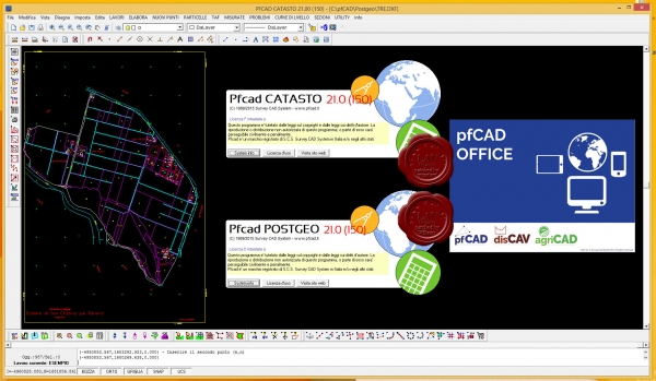Survey CAD System pfCAD Catasto v21.0.150 Survey CAD System pfCAD Catasto v21.0.150