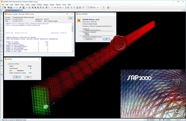 CSI SAP2000 v20.0.0 build 1384