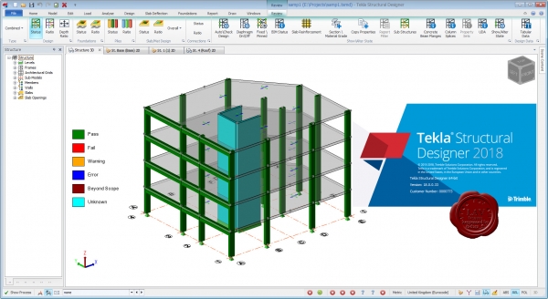 Trimble Tekla Structural Designer 2018 v18.0.0.33 Trimble Tekla Structural Designer 2018 v18.0.0.33