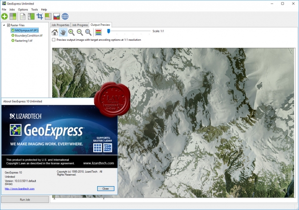 LizardTech GeoExpress Unlimited v10.0