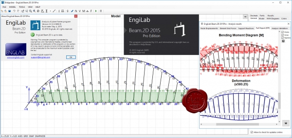 EngiLab Beam.2D 2015 Pro Edition v2.2.5602 EngiLab Beam.2D 2015 Pro Edition v2.2.5602