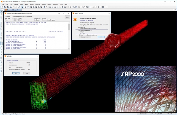 CSI SAP2000 v20.1.0 build 1415