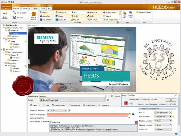 Siemens HEEDS MDO 2018.04 build 6836 Siemens HEEDS MDO 2018.04 build 6836
