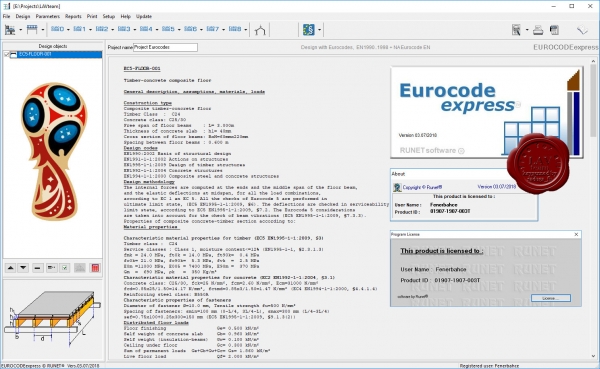 RUNET software EUROCODEexpress version 03.07/2018