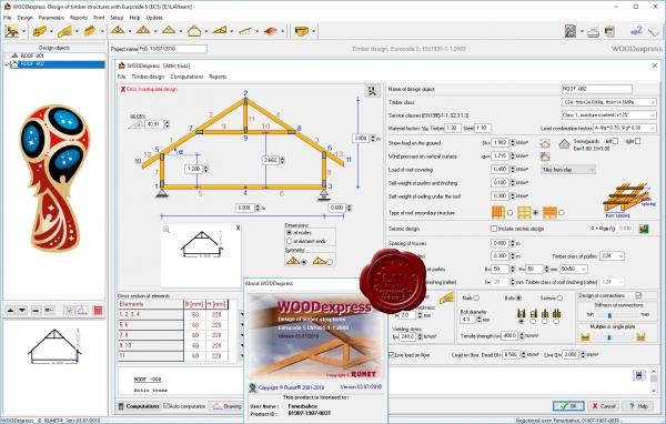 RUNET software WOODexpress version 03.07/2018