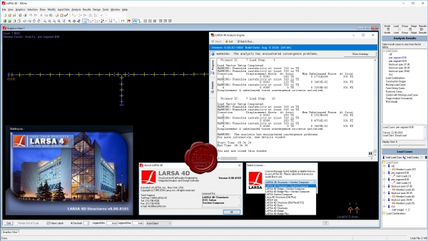 LARSA 4D v8.00.8101