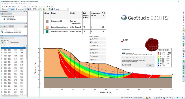 GEO-SLOPE GeoStudio 2018 R2 v9.1.1.16749