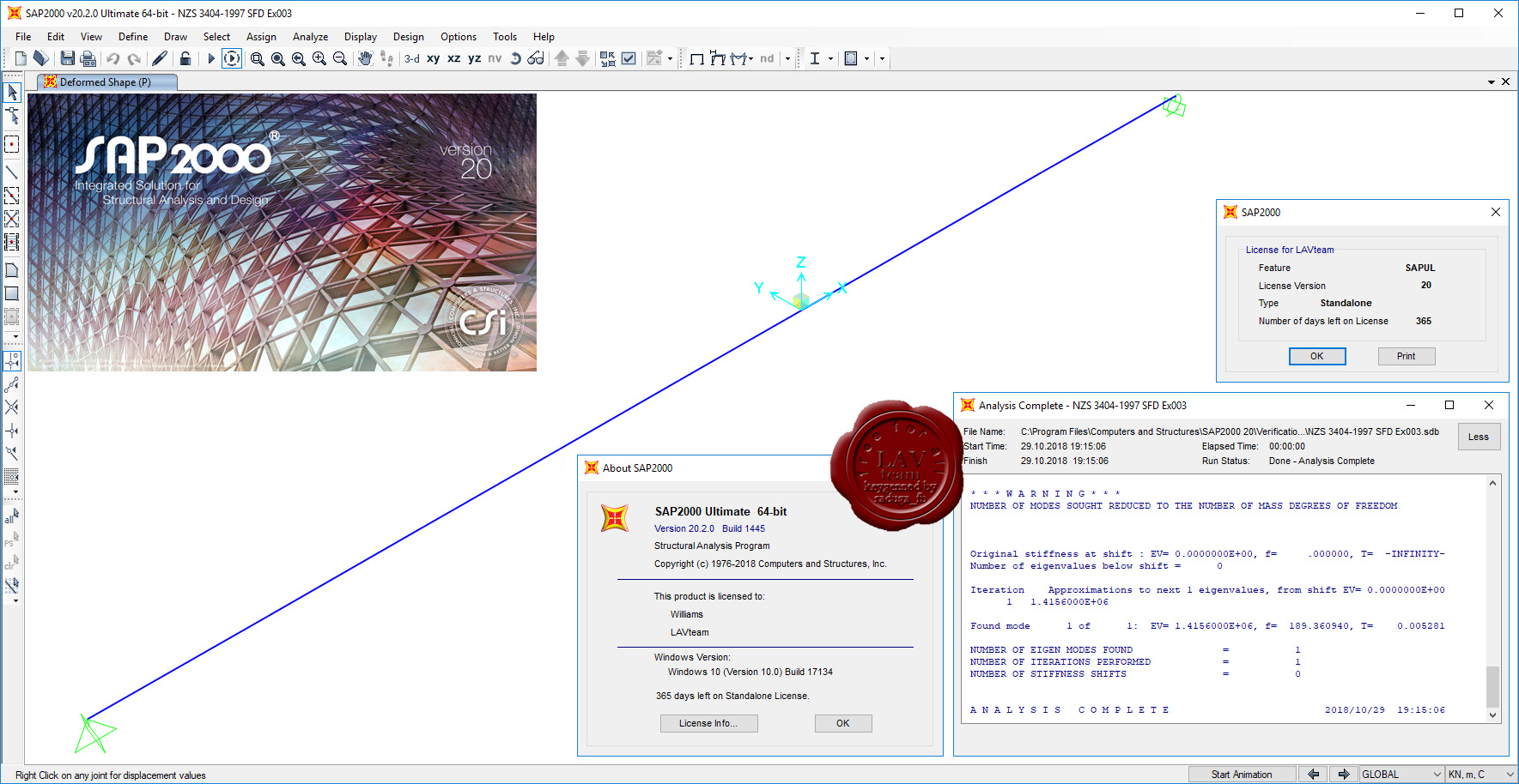 etabs 2015 standalone license key