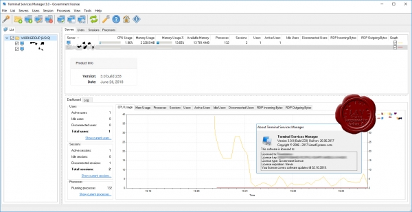 LizardSystems Terminal Services Manager v3.0.0.233