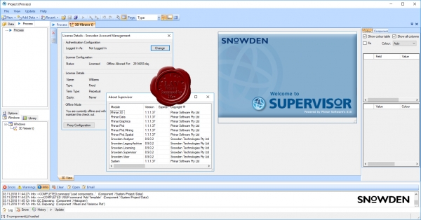 Snowden Technologies Snowden Supervisor v8.9 Snowden Technologies Snowden Supervisor v8.9