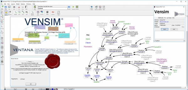 Ventana Vensim PLE v7.3.5