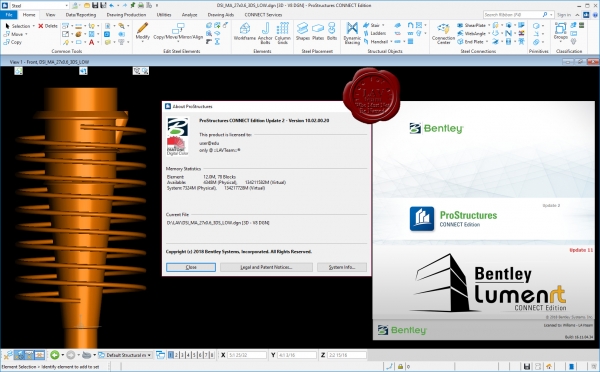 Bentley ProStructures CONNECT Edition Update 2 Version 10.02.00.20 Bentley ProStructures CONNECT Edition Update 2 Version 10.02.00.20