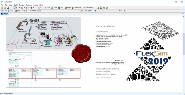 FlexSim 2019 v19.0 Enterprise FlexSim 2019 v19.0 Enterprise