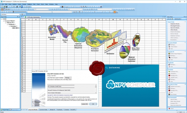 Datamine NPV Scheduler v4.29.46.0