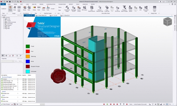 Trimble Tekla Structural Designer 2019 v19.0.0.104 Trimble Tekla Structural Designer 2019 v19.0.0.104
