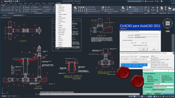 ArqCOM CivilCAD Suite build October, 2020