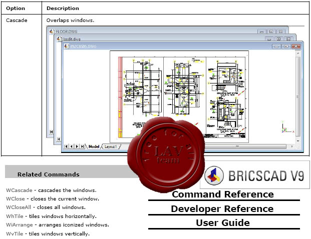 Docs for Bricsys Bricscad