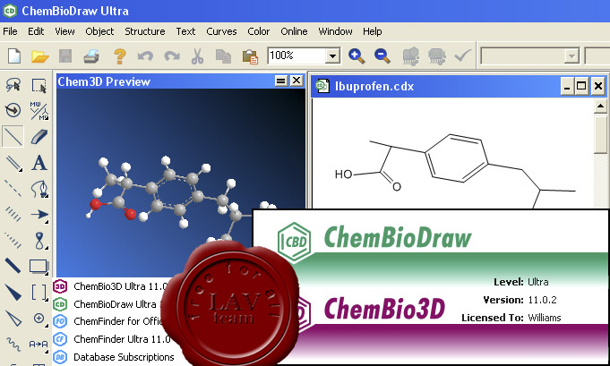 CambridgeSoft ChemBioOffice Ultra 2008 v11.0.2