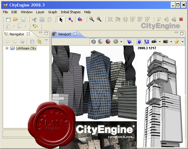 Procedural CityEngine Procedural CityEngine v2008.3.1217
