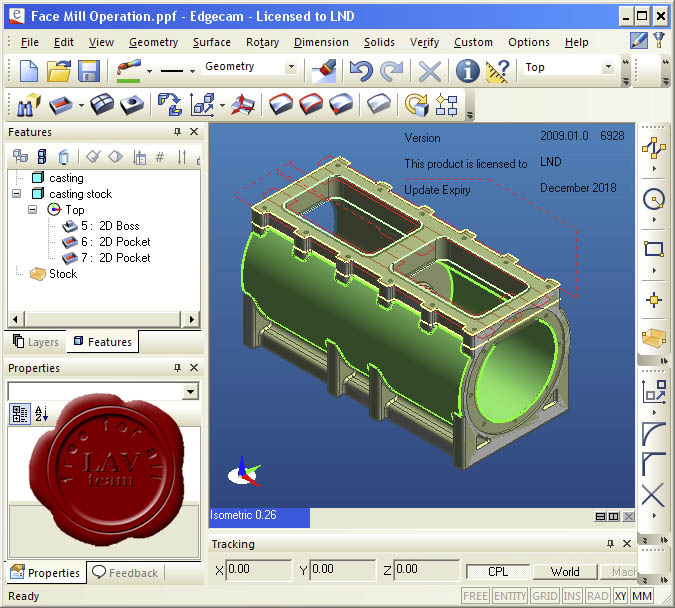 Planit Edgecam v2009 R1 build 6928