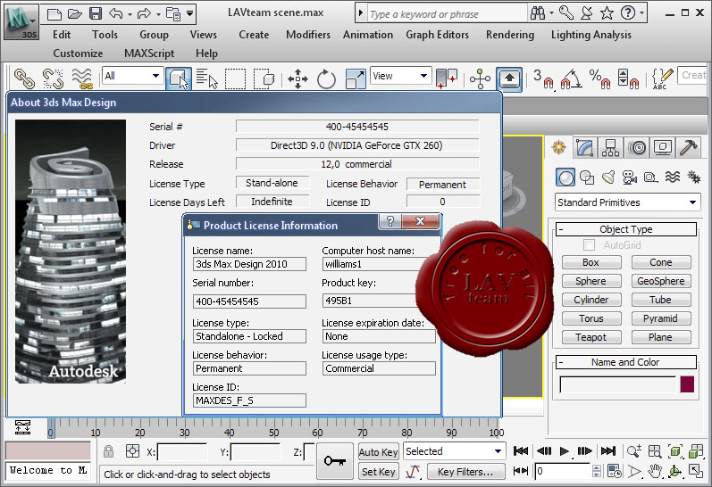 Autodesk 3DS MAX Design v2010 x86+x64 Retail