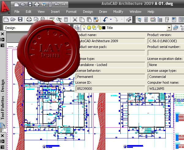 Autodesk AutoCAD Architecture 2009 vC.56.0 ISO x86