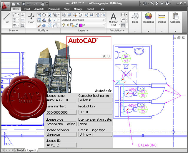 Autodesk AutoCAD 2010 ESD english x86