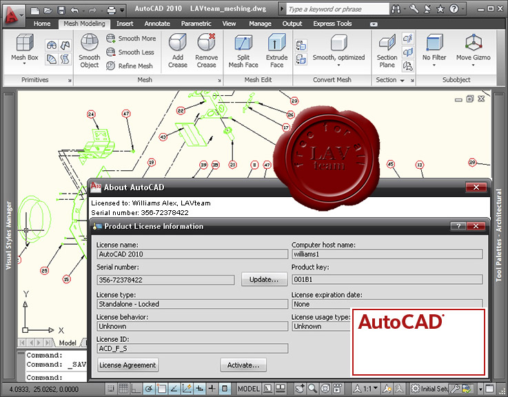Autodesk AutoCAD 2010 x86+x64 Retail