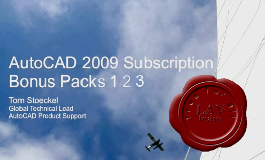 Autodesk AutoCAD 2009 Subscription Bonus Packs 1, 2, 3