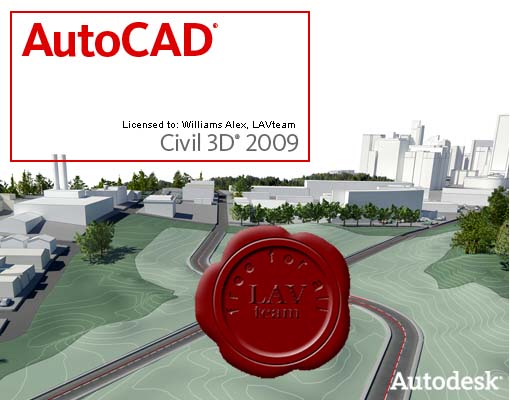 Autodesk AutoCAD Civil 3D 2009 x86 ISO (3 dvd)