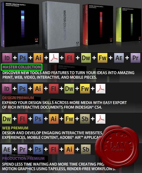 Adobe CS4 Master Collection