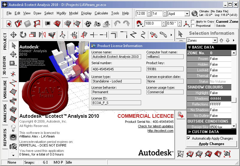 Autodesk Ecotect Analysis 2010 x86 ESD