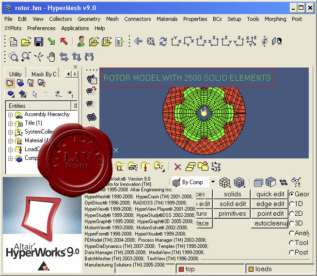 Altair HyperWorks v9.0 x86