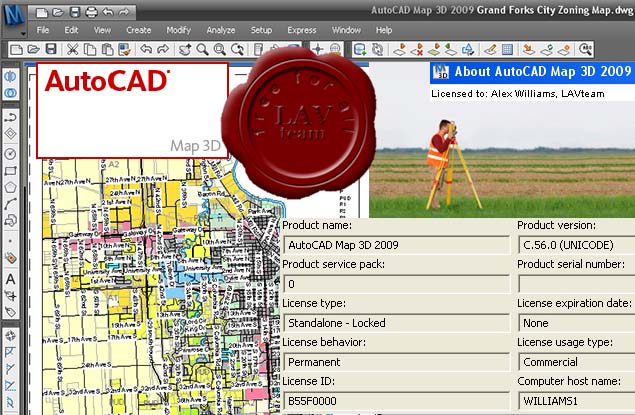 Autodesk AutoCAD MAP 3D v2009 ISO x86