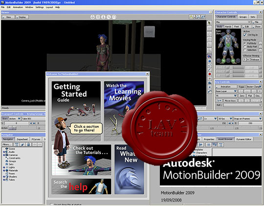 License generator for Autodesk MotionBuilder v2009