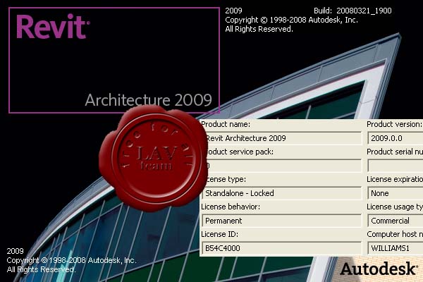 Autodesk Revit Architecture v2009 ISO
